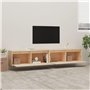 Armoires murales 2 pcs 100x30x35 cm Bois de pin massif