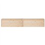 Armoires murales 2 pcs 100x30x35 cm Bois de pin massif