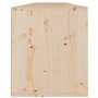 Armoires murales 2 pcs 100x30x35 cm Bois de pin massif