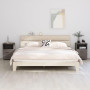 vidaXL Comodini HAMAR 2 pz Grigio Chiaro 40x35x62 cm Legno di Pino