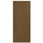 Bibliothèque VidaXL Marron miel 40x30x71,5 cm Bois de pin massif Étagère murale simple Transitionnelle