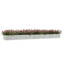 Lit surélevé de jardin 600x80x45 cm Acier galvanisé Argenté