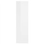 Étagère murale Blanc brillant 75x16x55 cm Aggloméré