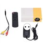 Tbest Projecteur Video, Projecteur,Rprojecteur 4K, Projecteur 16 9, Projecteur Portable 24 À 60 Pouces Résolution 192080 Project