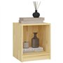 vidaXL Bois de Pin Massif Table de Chevet Table de Nuit Armoire de Chevet Armoire de Lit Chambre à Coucher Maison Intérieur 35,5
