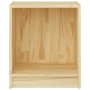 vidaXL Bois de Pin Massif Table de Chevet Table de Nuit Armoire de Chevet Armoire de Lit Chambre à Coucher Maison Intérieur 35,5