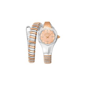 Just Cavalli Femme Analogique Quartz Montre avec Bracelet en Acier Inoxydable JC1L270M0065