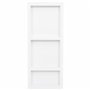 Niche de douche avec 3 compartiments Blanc brillant 41x99x9 cm