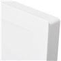 Niche de douche avec 3 compartiments Blanc brillant 41x99x9 cm