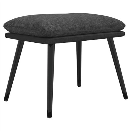 vidaXL Repose-Pied Pouf de Salon Tabouret de Canapé Meuble de Salle de Séjour Tabouret de Salon Gris Foncé 45x29
