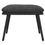 vidaXL Repose-Pied Pouf de Salon Tabouret de Canapé Meuble de Salle de Séjour Tabouret de Salon Gris Foncé 45x29,5x35 cm Tissu e