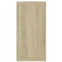Étagères cube murales 4 pcs Chêne Sonoma 100x15x30 cm Aggloméré