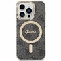 GUESS CG Mobile Coque pour iPhone 15 Pro Max – Compatible avec MagSafe IML 4G – Coque Rigide Anti-Rayures – Résistante aux Chute