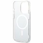 GUESS CG Mobile Coque pour iPhone 15 Pro Max – Compatible avec MagSafe IML 4G – Coque Rigide Anti-Rayures – Résistante aux Chute