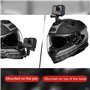 Fixations Adhésives Incurvées, Support de Fixation pour Casque de Moto, Support de Fixations de GoPro, Casque Support de Fixatio