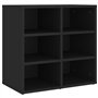 vidaXL Armoire à Chaussures Noir 52
