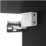 vidaXL Armoire à Chaussures Noir 52,5x30x50 cm, Armoire de Rangement de Chaussures, Porte-Chaussures, Meuble à Chaussures, Suppo