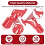 vidaXL Lot de 4 tabourets de jardin en polyrotin Marron
