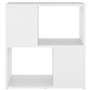 vidaXL Bibliothèque Armoire à Livres Etagère à Livres Séparateur de Pièce Armoire de Bureau Salon Intérieur Blanc 60x24x63 cm Ag
