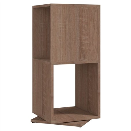 vidaXL Armoire Rotative Etagère sur Pied Armoire Tournante Etagère Tournante Salon Salle de Séjour Maison Chêne Sonoma 34