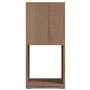vidaXL Armoire Rotative Etagère sur Pied Armoire Tournante Etagère Tournante Salon Salle de Séjour Maison Chêne Sonoma 34,5x34,5