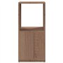 vidaXL Armoire Rotative Etagère sur Pied Armoire Tournante Etagère Tournante Salon Salle de Séjour Maison Chêne Sonoma 34,5x34,5