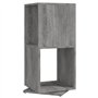 vidaXL Armoire Rotative Etagère sur Pied Armoire Tournante Etagère Tournante Salon Salle de Séjour Maison Gris Béton 34