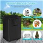 Ayixiwarz Housse de protection universelle pour climatiseur portable, imperméable, anti-poussière - 48 x 41 x 76 cm - Noir