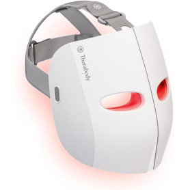 TheraFace Masque de soin de la peau à LED avec massage vibrant – Masseur facial à LED pour rides