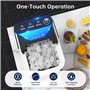 Machine à glaçons, 120W Machine à glaçons Petite, 8 glaçons en 6 minutes, 12kg/24h, Ice Maker avec capteur infrarouge & autonett