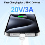 Câble Chargeur iPhone 15 16, 2M Câble USB C vers USB C Charge Rapide 60W pour Apple iPhone 16 Pro/16 Pro Max/15 Pro Max/15 Plus,