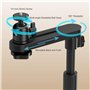Support de projecteur pour lit et canapé - Hauteur réglable - Rotation à 360° - Support de chevet universel compatible avec les 