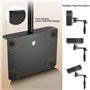 Support de projecteur pour lit et canapé - Hauteur réglable - Rotation à 360° - Support de chevet universel compatible avec les 