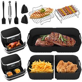 Silicone Moule Air Fryer pour Ninja Foodi Flex 10.4 L AF500EU