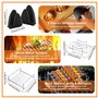 Silicone Moule Air Fryer pour Ninja Foodi Flex 10.4 L AF500EU, 14 Pièces Silicone Accessoires Air Fryer pour Friteuse, AF500EU A