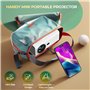 YUZINO Vidéoprojecteur,【Focus Électrique】 18000 Lux 1080P Mini Projecteur Video, 5G WiFi Bluetooth Videoprojecteur 4K Supporté, 