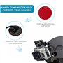 Baxcdyswe 35 Pièces Fixations Adhésives Incurvées et Plates, Support de Fixation pour Casque de Moto, Compatible Gopro Hero 12, 