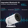 【Auto Keystone】Mini Videoprojecteur avec Android OS, Projecteur Portable WiFi 6 Bluetooth 4K Supportée HD 1080P avec 50% Zoom, R