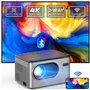 Vidéoprojecteur【Auto Focus/Keystone 6D/4P】20000L Natif 1080P Rétroprojecteur