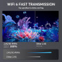Vidéoprojecteur【Auto Focus/Keystone 6D/4P】20000L Natif 1080P Rétroprojecteur, WiFi Bluetooth Projecteur 4K Supporté, 50%-100% Zo
