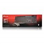 Magic KIT French - Kit Clavier et Souris Silencieux Multifonction Rechargeable, Bluetooth & USB-A, 8 + 12 Touches Multimédia, Ré