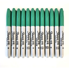 Sharpie Lot de 12 marqueurs permanents à pointe fine pour métal