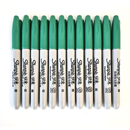 Sharpie Lot de 12 marqueurs permanents à pointe fine pour métal