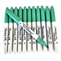Sharpie Lot de 12 marqueurs permanents à pointe fine pour métal, papier et plastique Vert