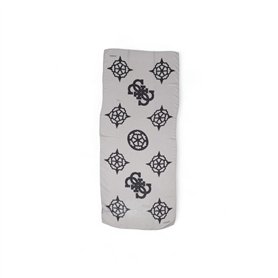 GUESS Peony Sestri Logo Scarf 80X190 Black Logo