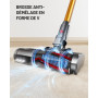 Kissof Aspirateur Balai sans Fil, 550W/45Kpa/70Min Aspirateur sans Fil LED Écran avec Parfumés/Autonome/Poignée Bimode, Aspirate