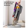 Kissof Aspirateur Balai sans Fil, 550W/45Kpa/70Min Aspirateur sans Fil LED Écran avec Parfumés/Autonome/Poignée Bimode, Aspirate