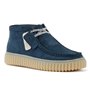 Clarks Originals Torhill Hi Bottes Bleues en Daim pour Hommes - EUR 46