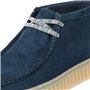 Clarks Originals Torhill Hi Bottes Bleues en Daim pour Hommes - EUR 46