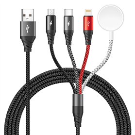 4 en 1 Câble pour Chargeur Apple Watch